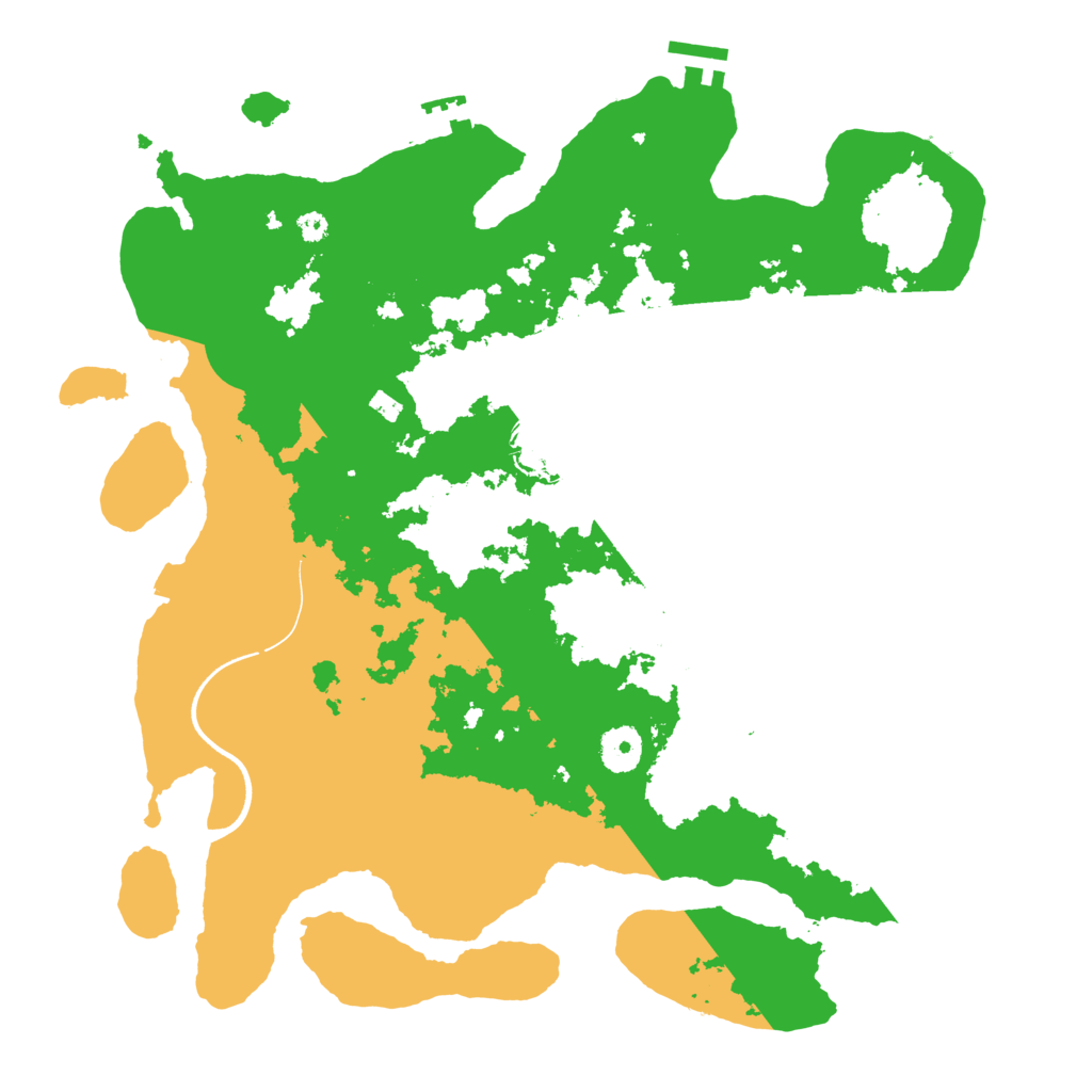 Biome Rust Map: Procedural Map, Size: 3700, Seed: 1435256409