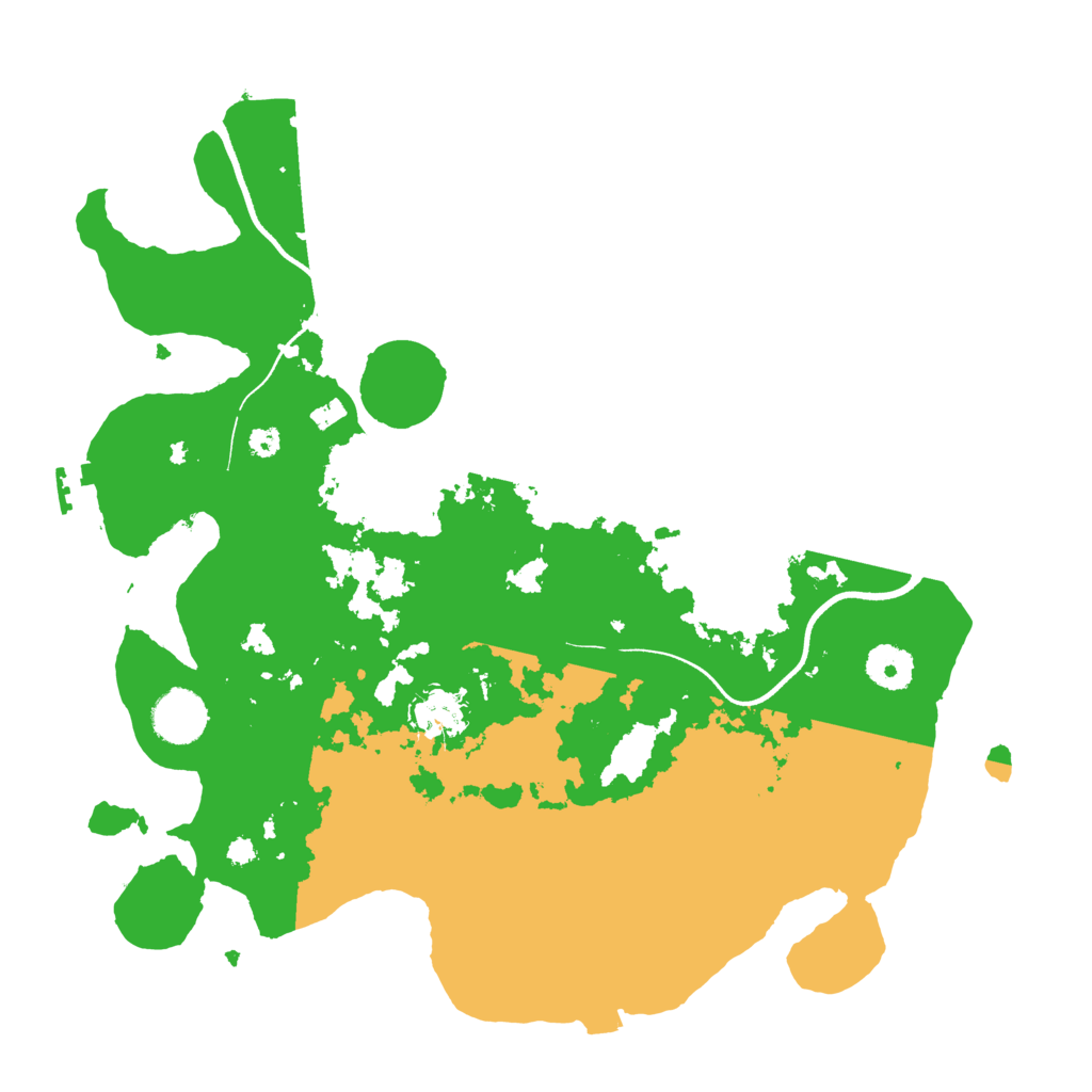 Biome Rust Map: Procedural Map, Size: 3550, Seed: 95881337