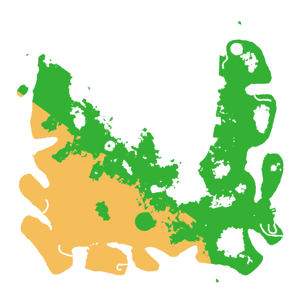 Biome Rust Map: Procedural Map, Size: 4300, Seed: 53483154