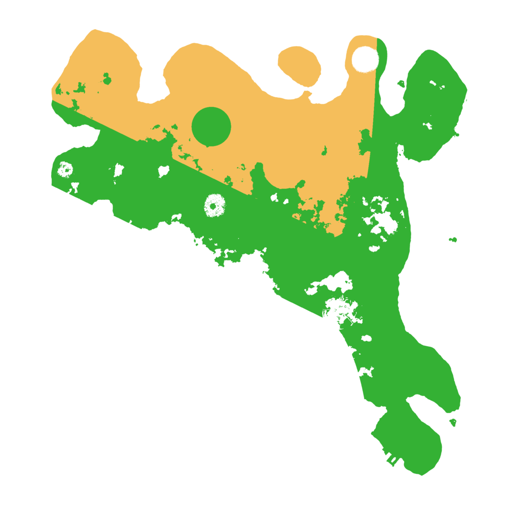 Biome Rust Map: Procedural Map, Size: 3450, Seed: 70215325