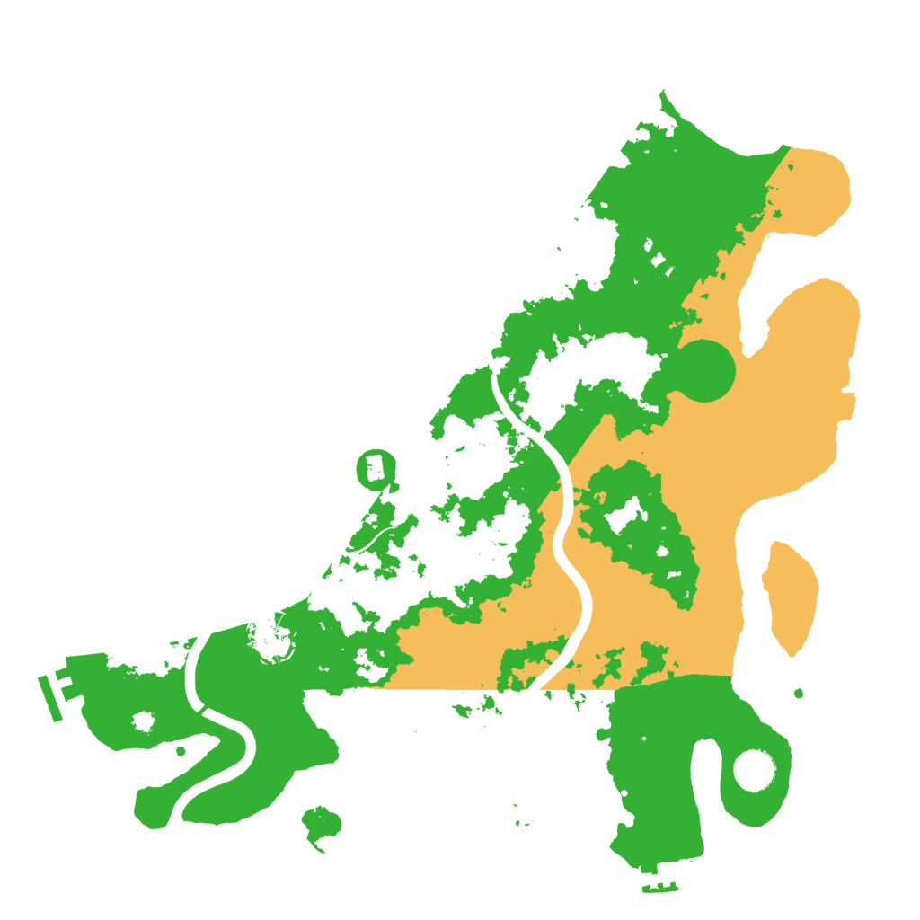 Biome Rust Map: Procedural Map, Size: 3900, Seed: 27102060