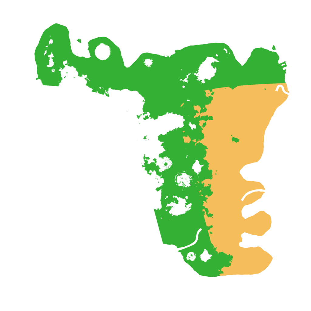Biome Rust Map: Procedural Map, Size: 3550, Seed: 17233854