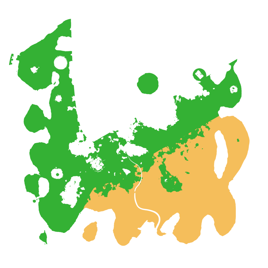 Biome Rust Map: Procedural Map, Size: 3550, Seed: 8523844