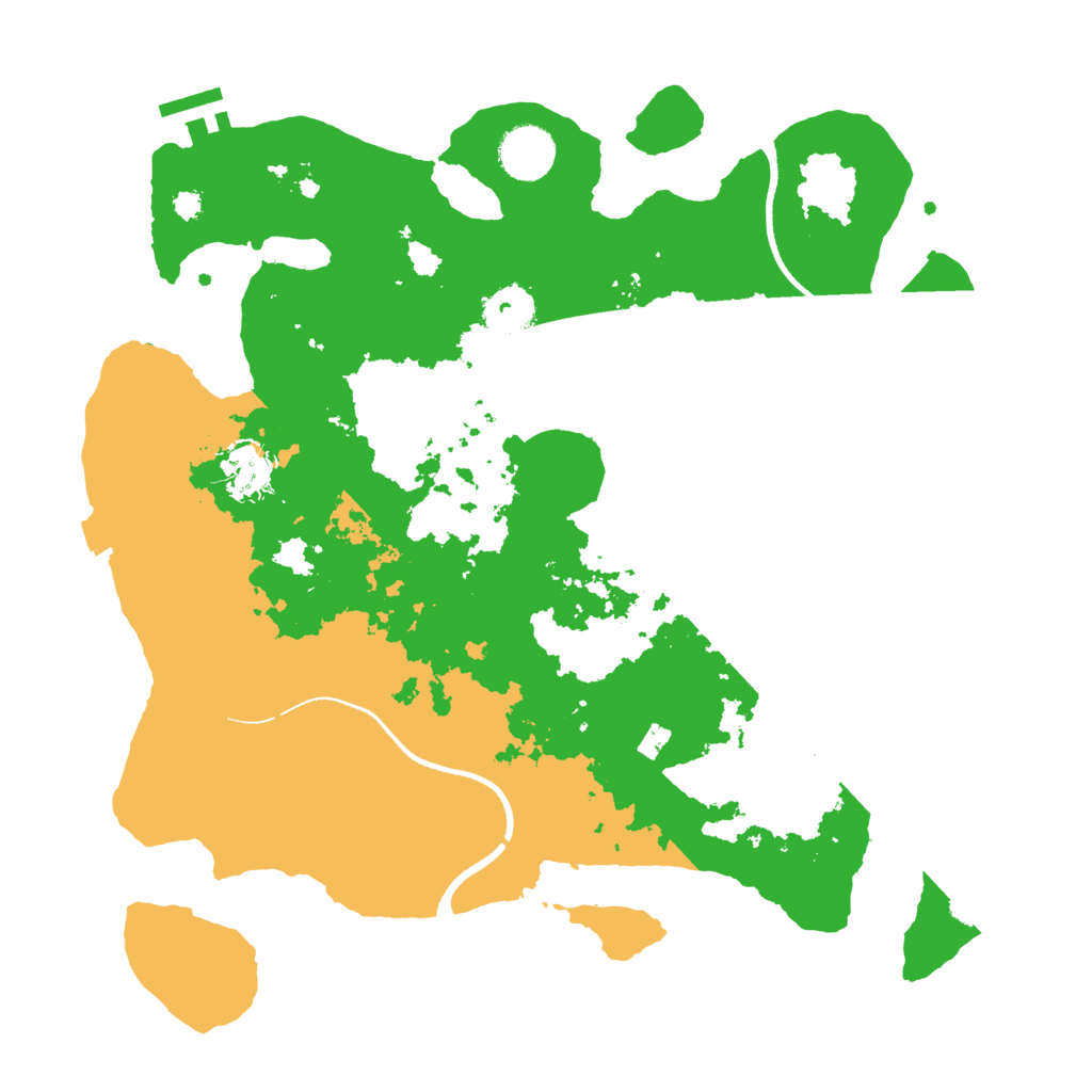 Biome Rust Map: Procedural Map, Size: 3450, Seed: 36727421