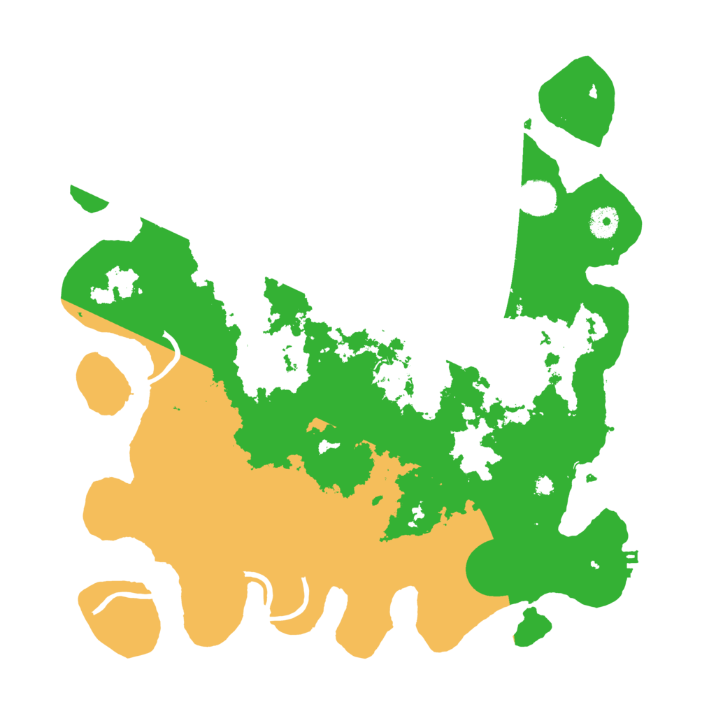 Biome Rust Map: Procedural Map, Size: 3550, Seed: 43959244