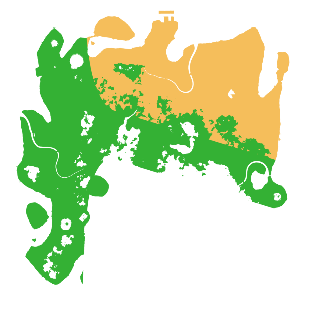 Biome Rust Map: Procedural Map, Size: 4100, Seed: 37787247