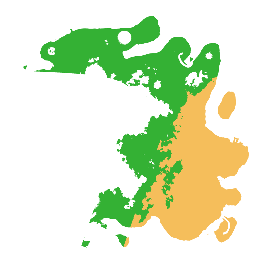 Biome Rust Map: Procedural Map, Size: 3500, Seed: 662325323
