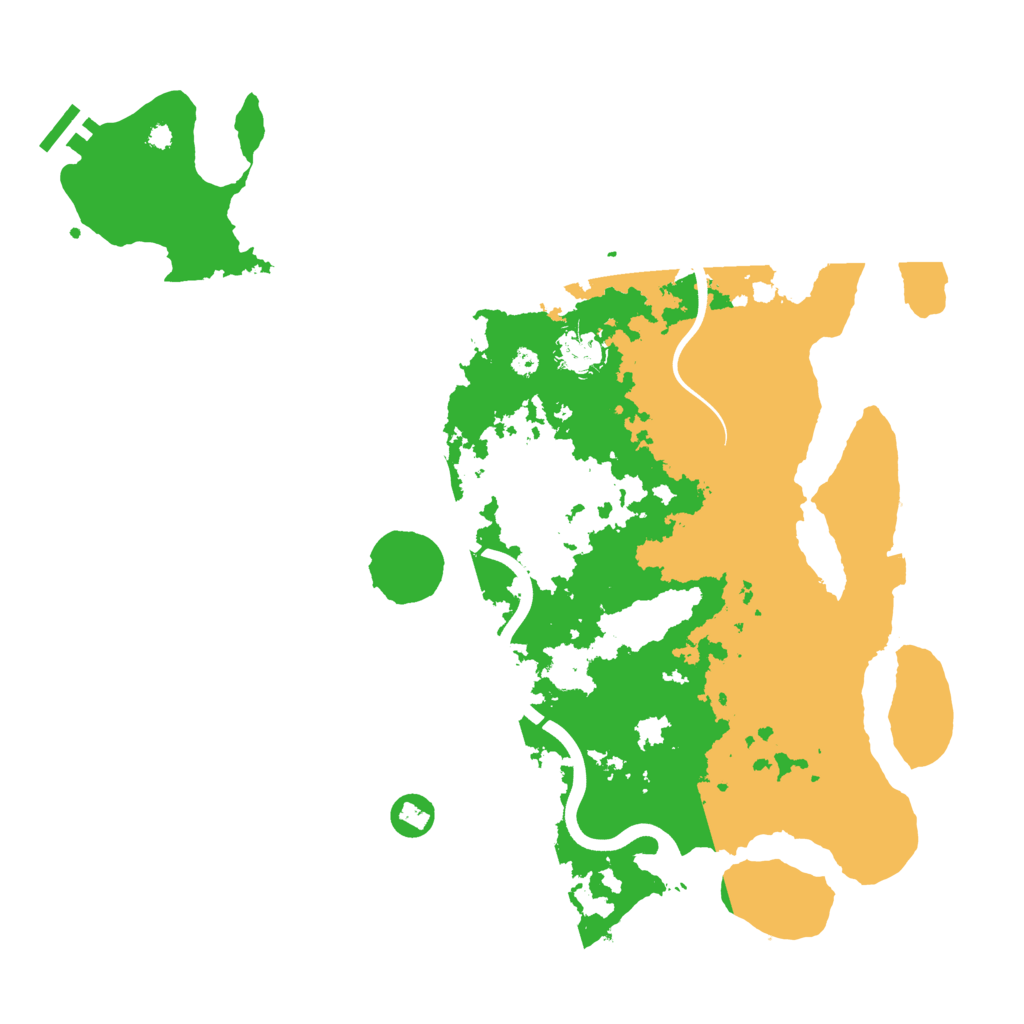 Biome Rust Map: Procedural Map, Size: 3850, Seed: 73054422