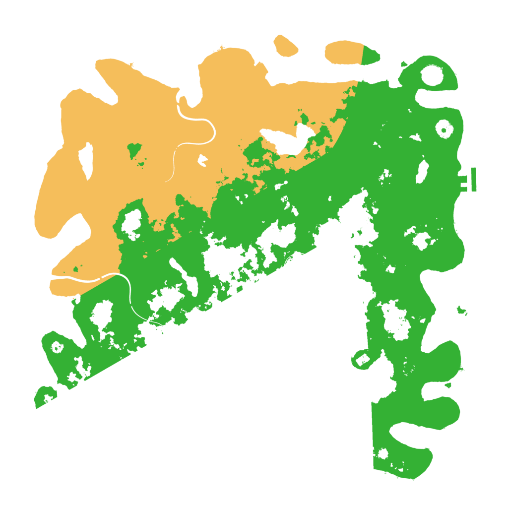 Biome Rust Map: Procedural Map, Size: 4300, Seed: 35035238