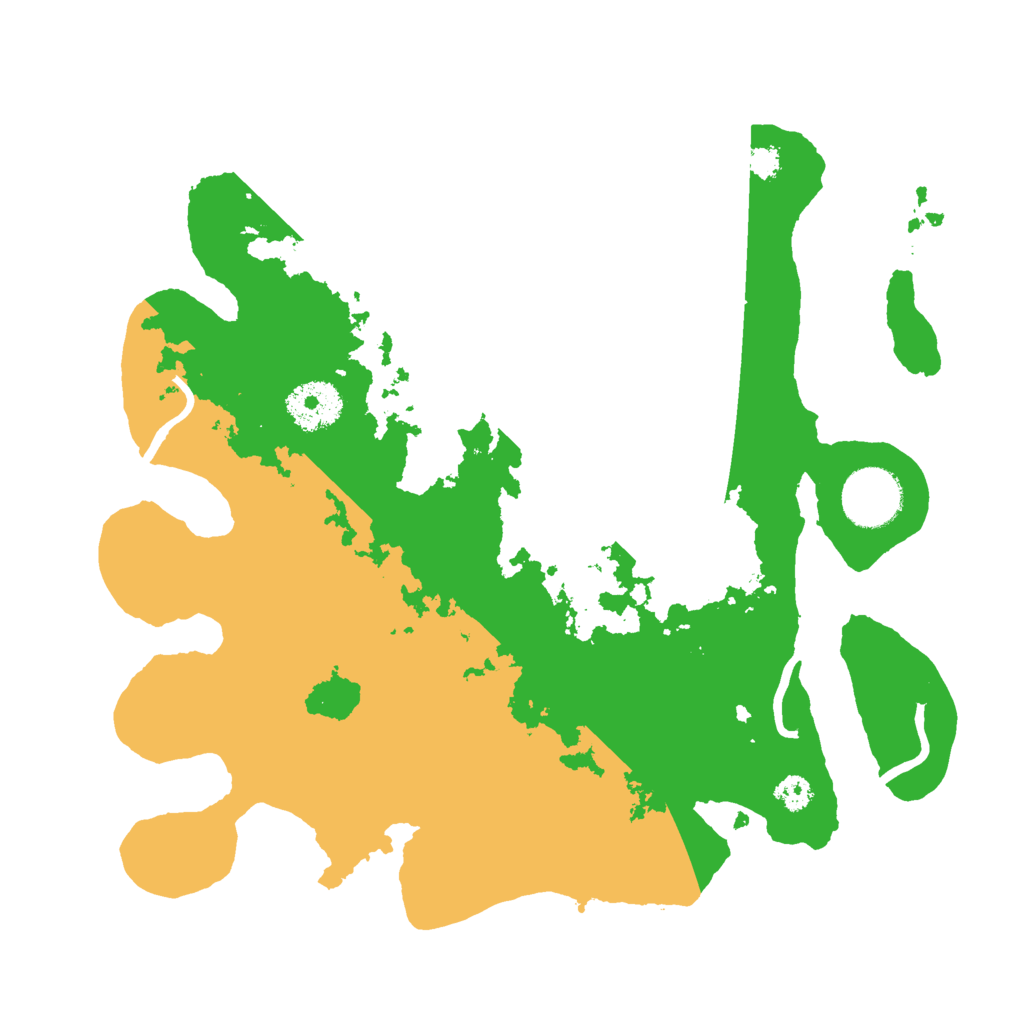 Biome Rust Map: Procedural Map, Size: 3000, Seed: 8632