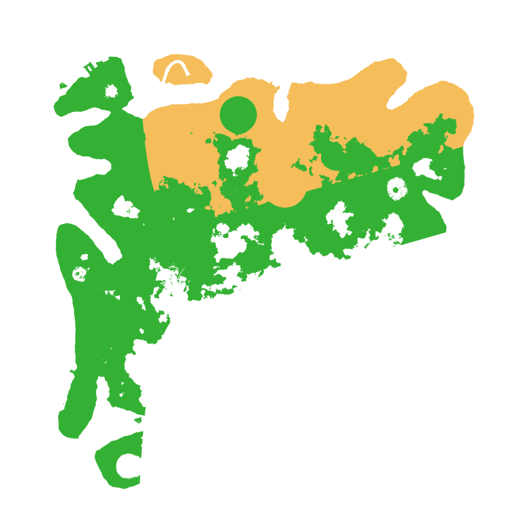 Biome Rust Map: Procedural Map, Size: 3700, Seed: 83488619