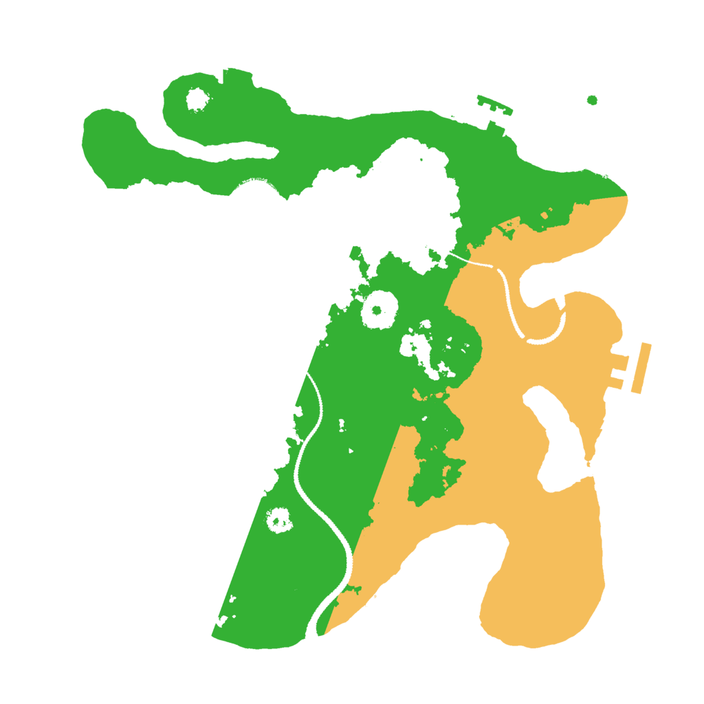 Biome Rust Map: Procedural Map, Size: 2800, Seed: 824634953