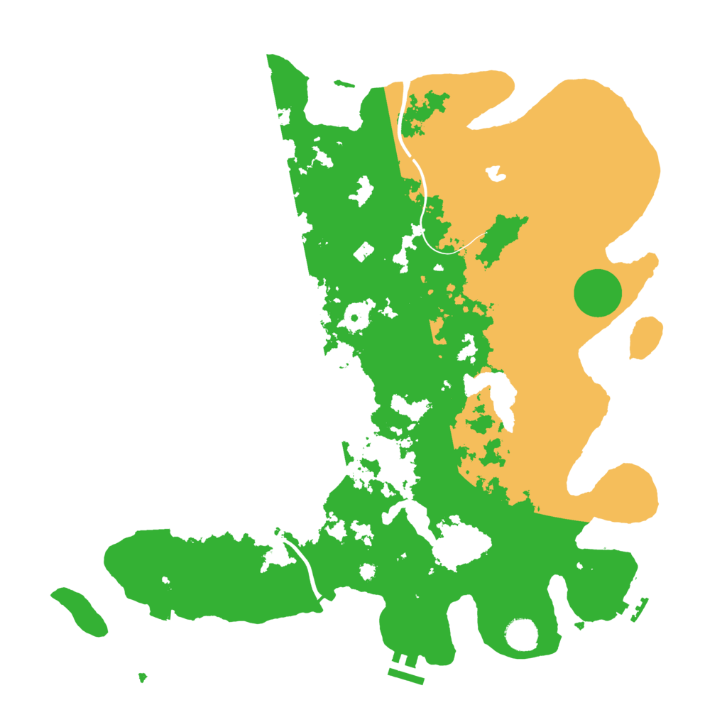 Biome Rust Map: Procedural Map, Size: 4000, Seed: 3888890