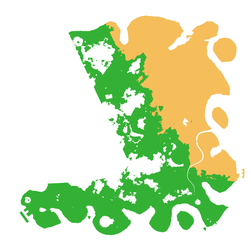 Biome Rust Map: Procedural Map, Size: 4000, Seed: 61273