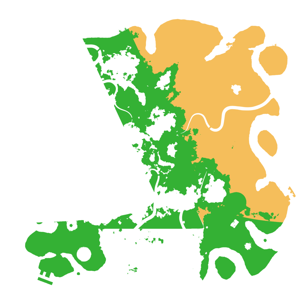 Biome Rust Map: Procedural Map, Size: 4000, Seed: 61273
