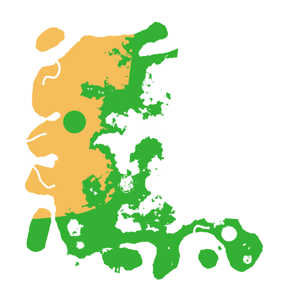 Biome Rust Map: Procedural Map, Size: 3500, Seed: 131164
