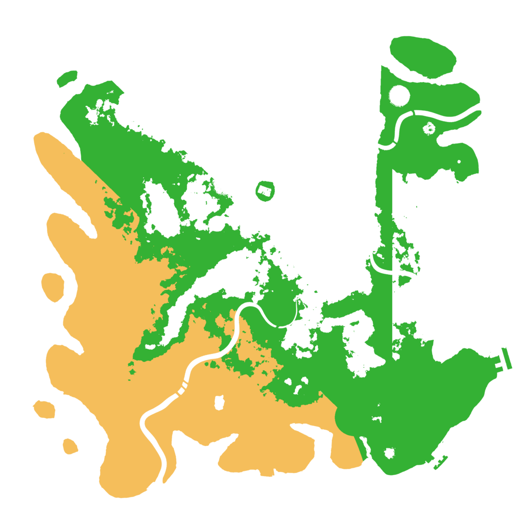 Biome Rust Map: Procedural Map, Size: 4400, Seed: 2696188