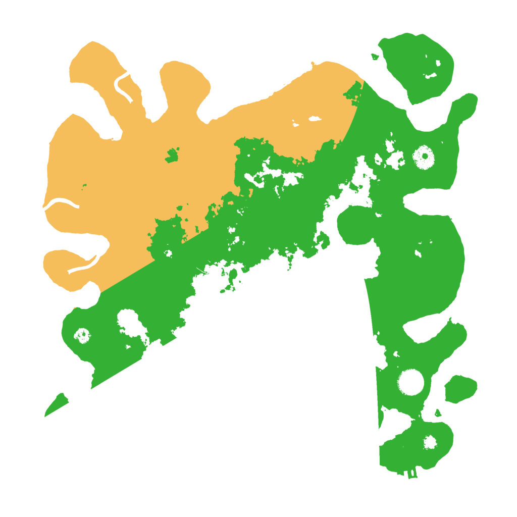 Biome Rust Map: Procedural Map, Size: 3500, Seed: 38537093