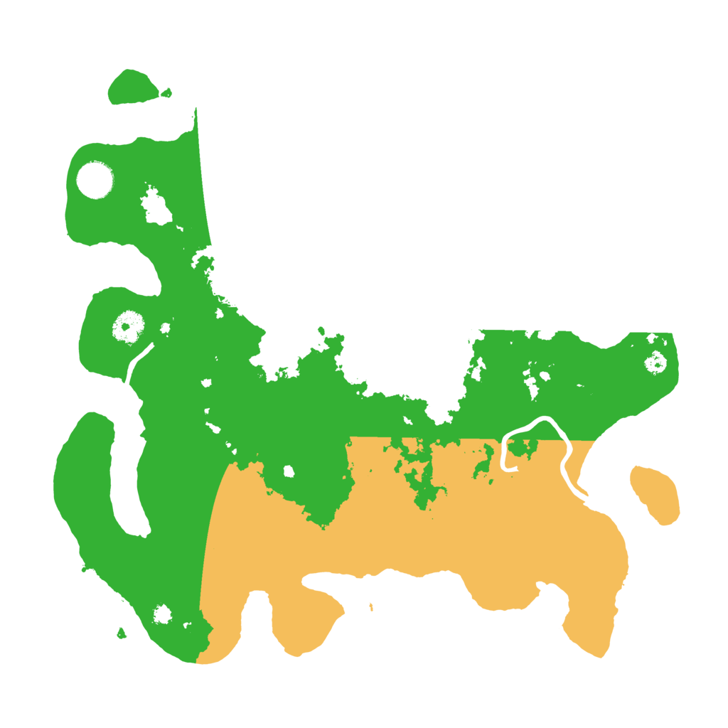 Biome Rust Map: Procedural Map, Size: 3500, Seed: 224128