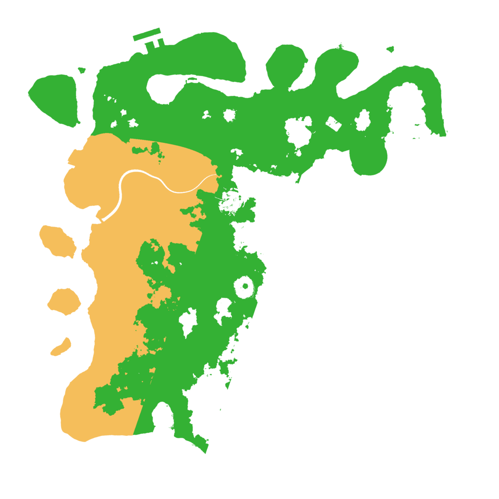 Biome Rust Map: Procedural Map, Size: 3600, Seed: 68377505