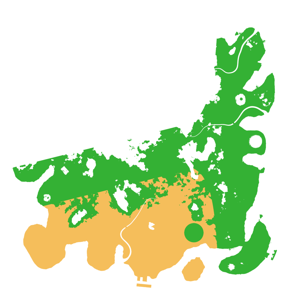 Biome Rust Map: Procedural Map, Size: 4100, Seed: 9842141