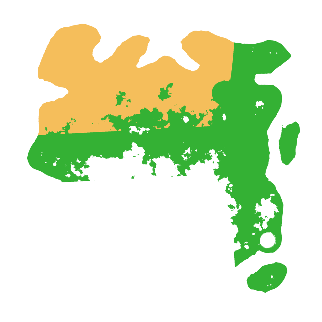 Biome Rust Map: Barren, Size: 3650, Seed: 32017362