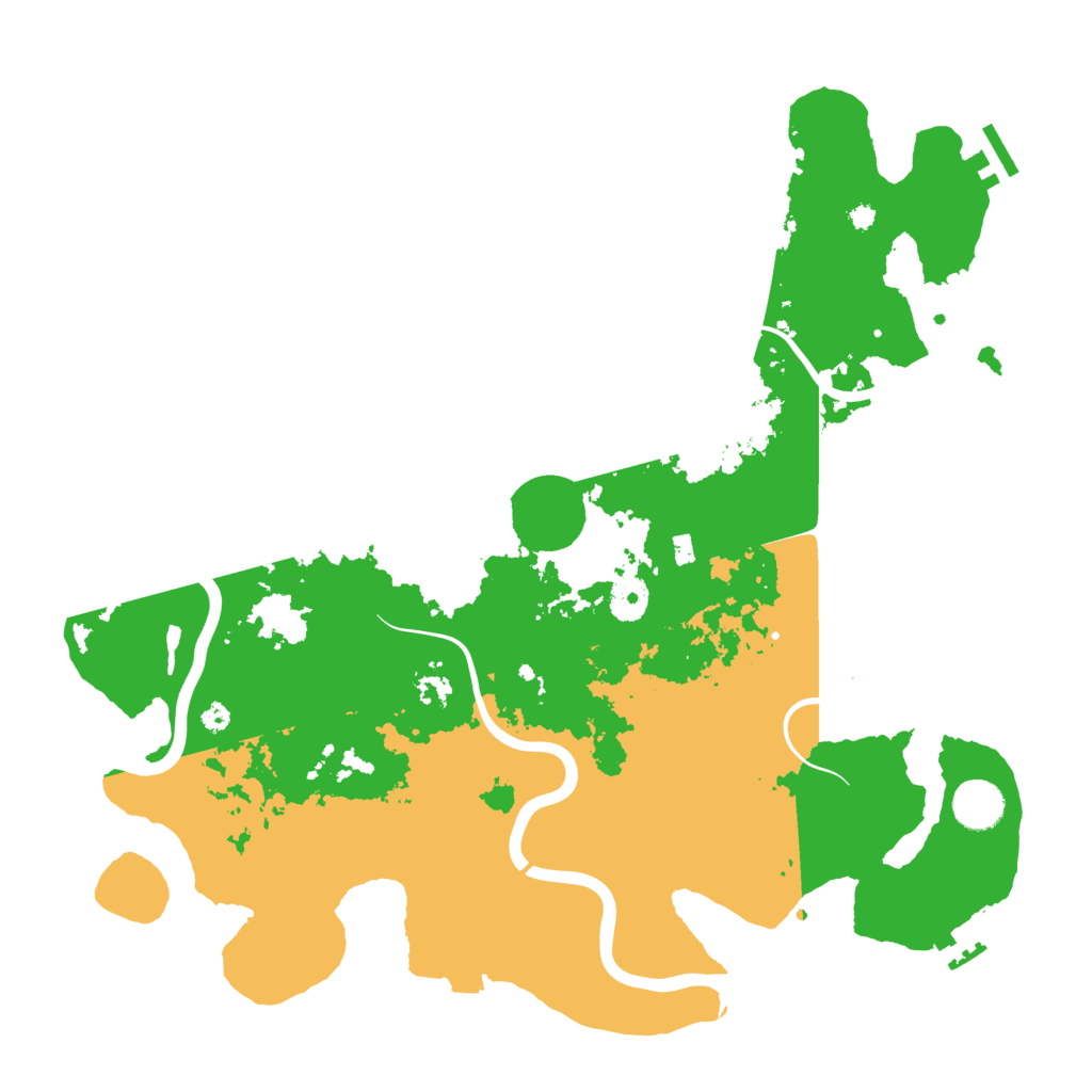 Biome Rust Map: Procedural Map, Size: 3950, Seed: 98668359