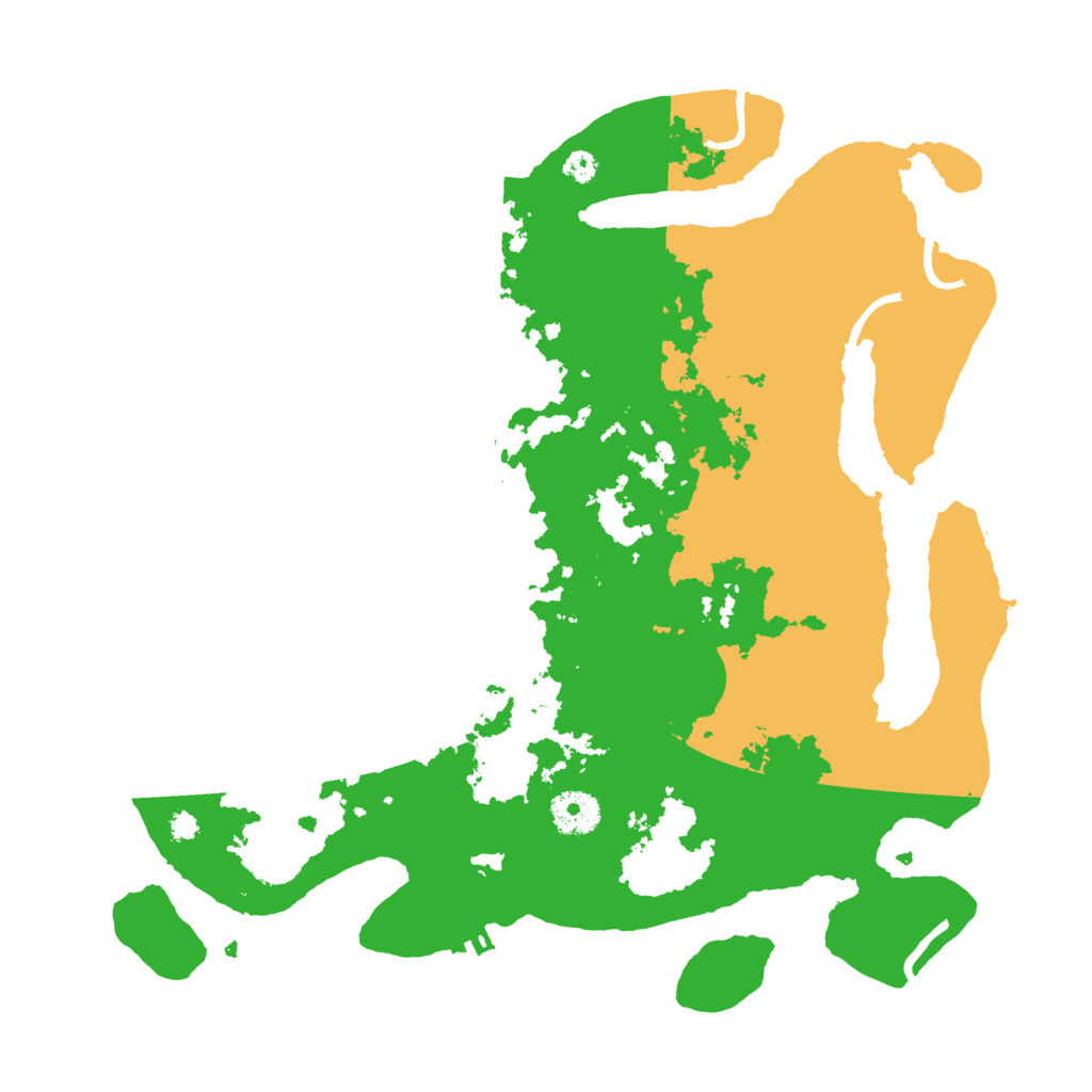 Biome Rust Map: Procedural Map, Size: 3500, Seed: 959175531