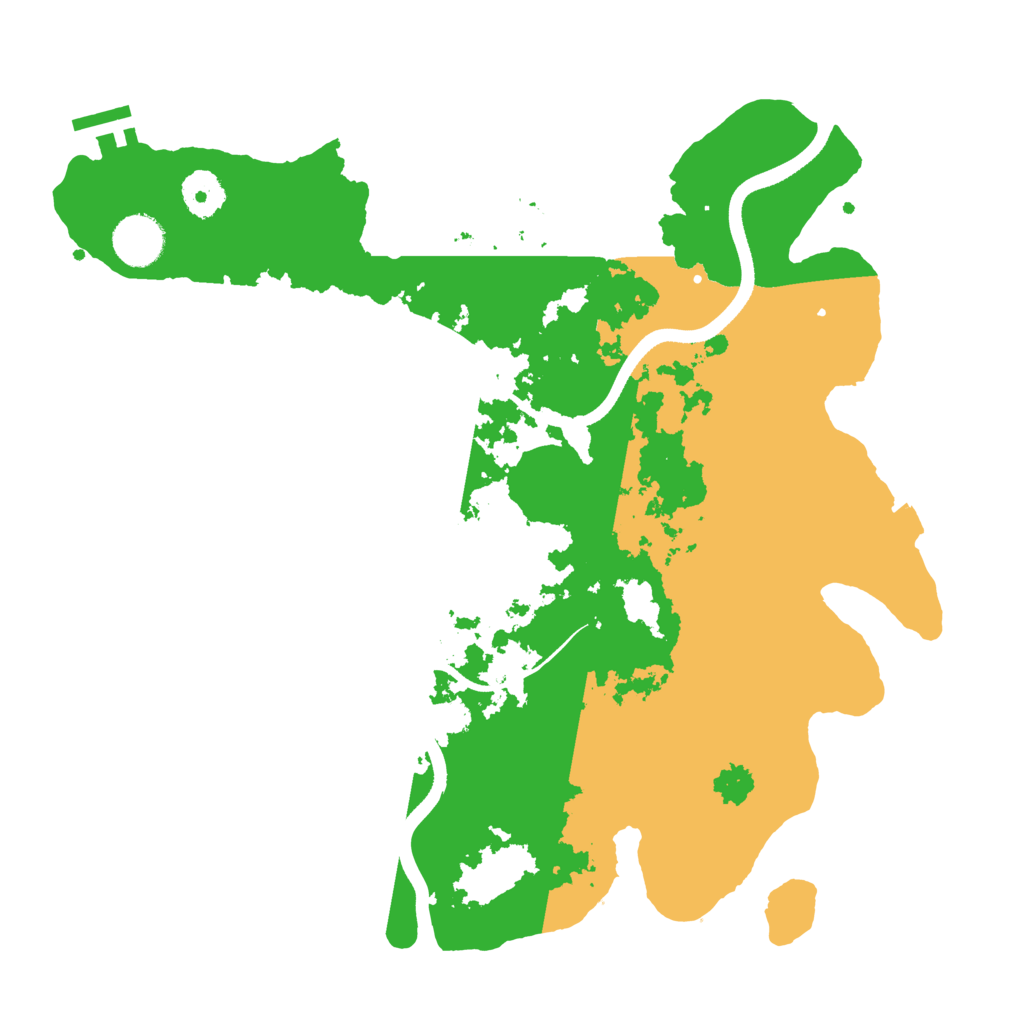 Biome Rust Map: Procedural Map, Size: 3500, Seed: 524023860