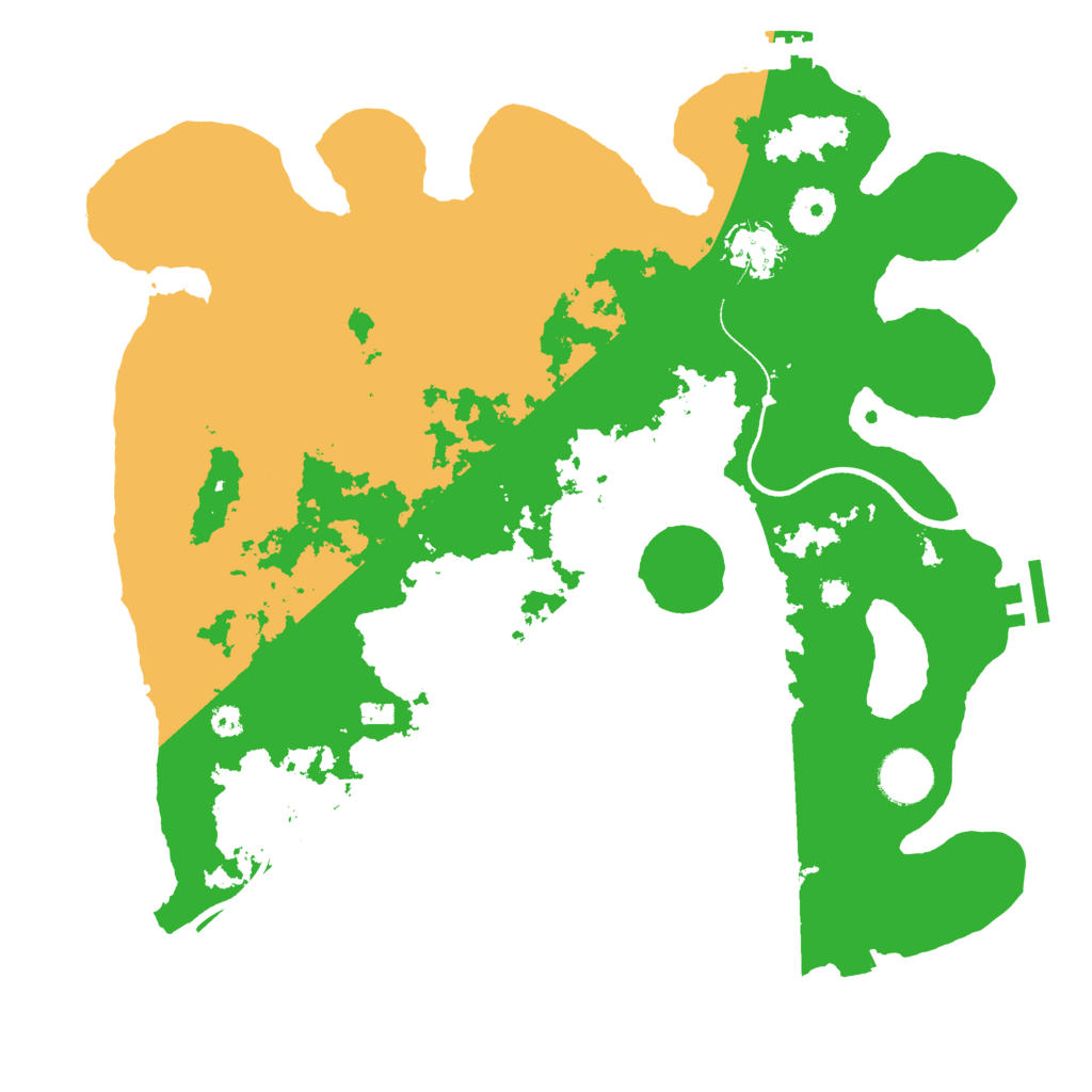 Biome Rust Map: Procedural Map, Size: 3500, Seed: 1738370531