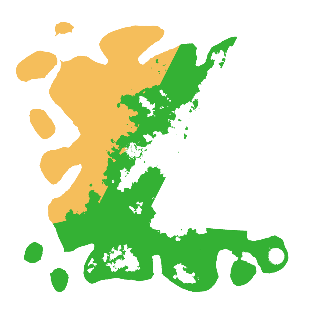 Biome Rust Map: Barren, Size: 3450, Seed: 14136304