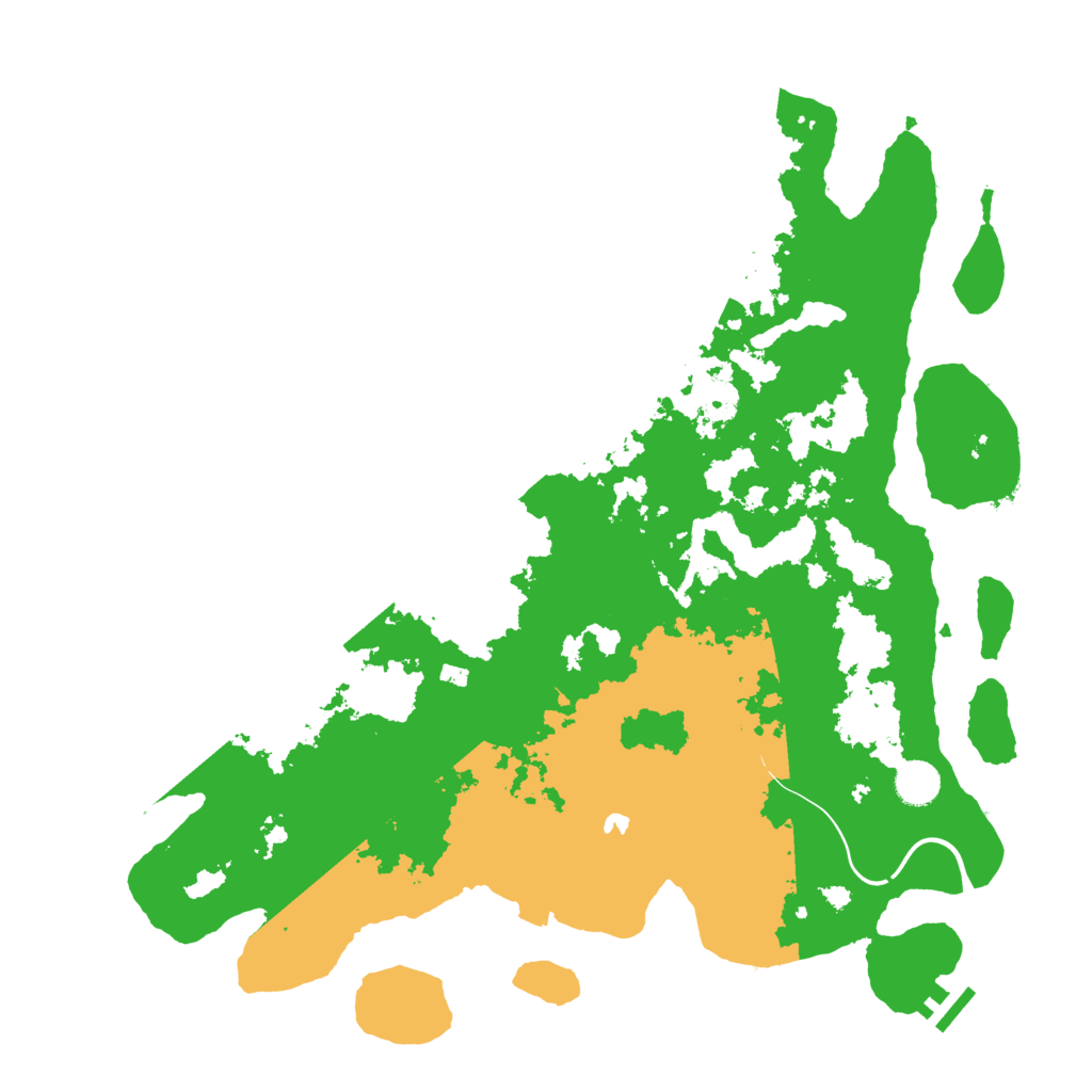 Biome Rust Map: Procedural Map, Size: 4250, Seed: 68473157