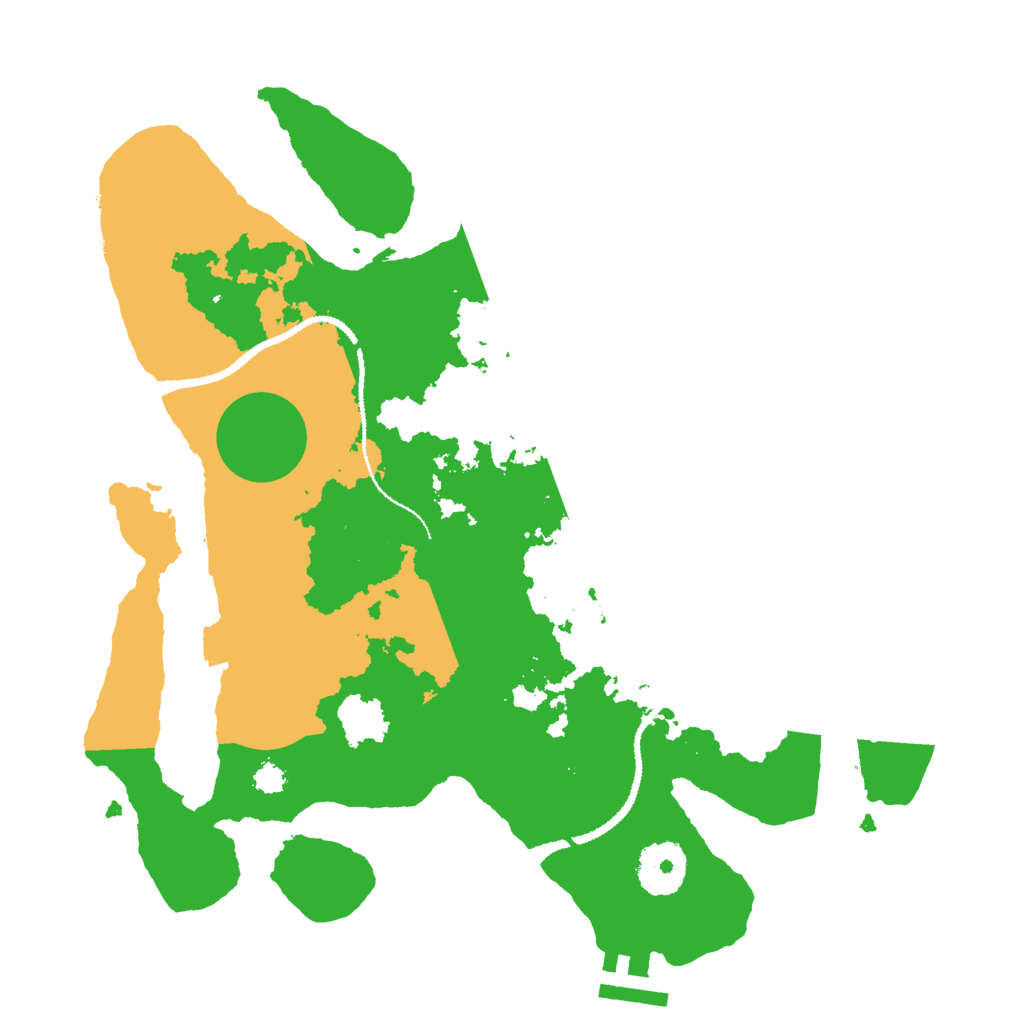 Biome Rust Map: Procedural Map, Size: 3000, Seed: 124356