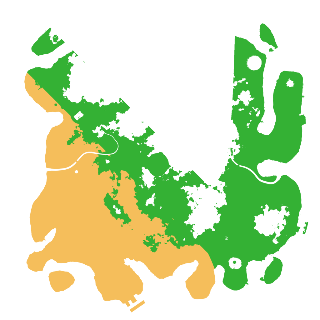 Biome Rust Map: Procedural Map, Size: 3850, Seed: 94879709