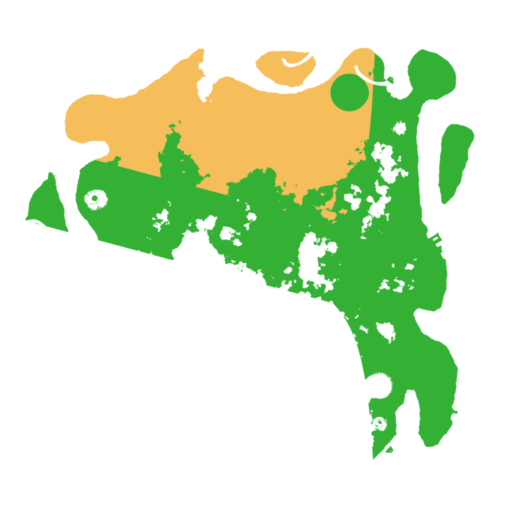 Biome Rust Map: Procedural Map, Size: 3600, Seed: 34994140