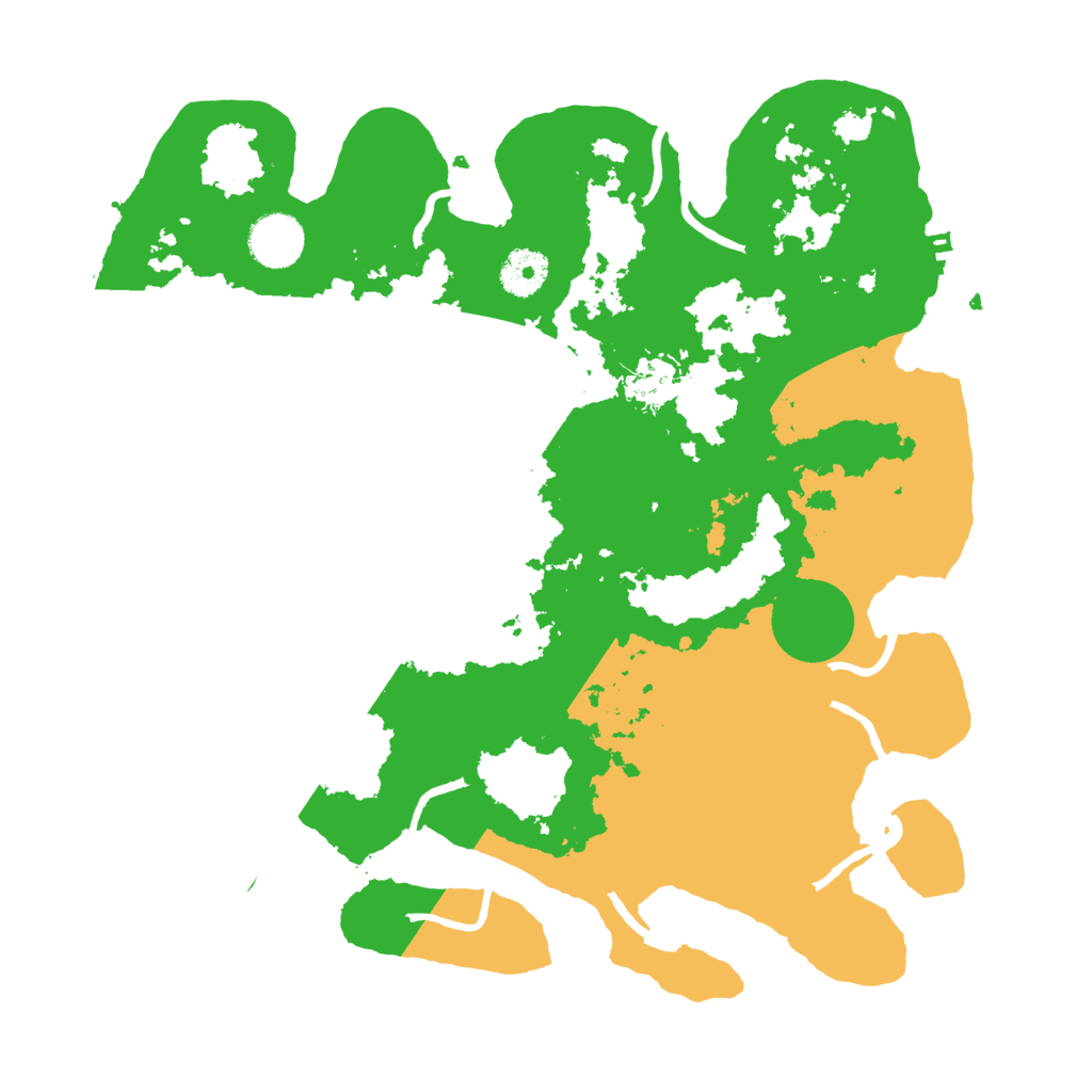 Biome Rust Map: Procedural Map, Size: 3500, Seed: 750978420