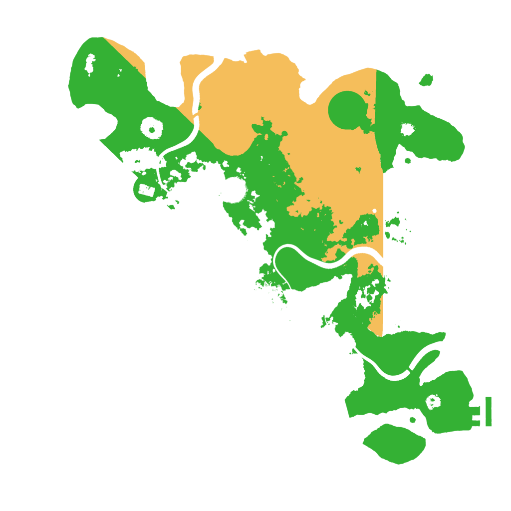 Biome Rust Map: Procedural Map, Size: 3500, Seed: 1473282104