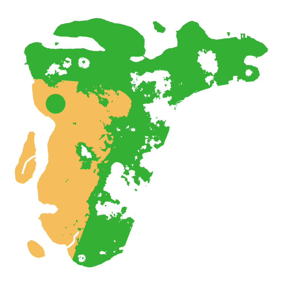 Biome Rust Map: Procedural Map, Size: 3950, Seed: 21134