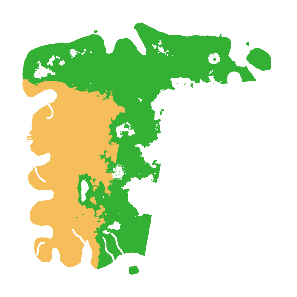 Biome Rust Map: Procedural Map, Size: 3900, Seed: 1485543