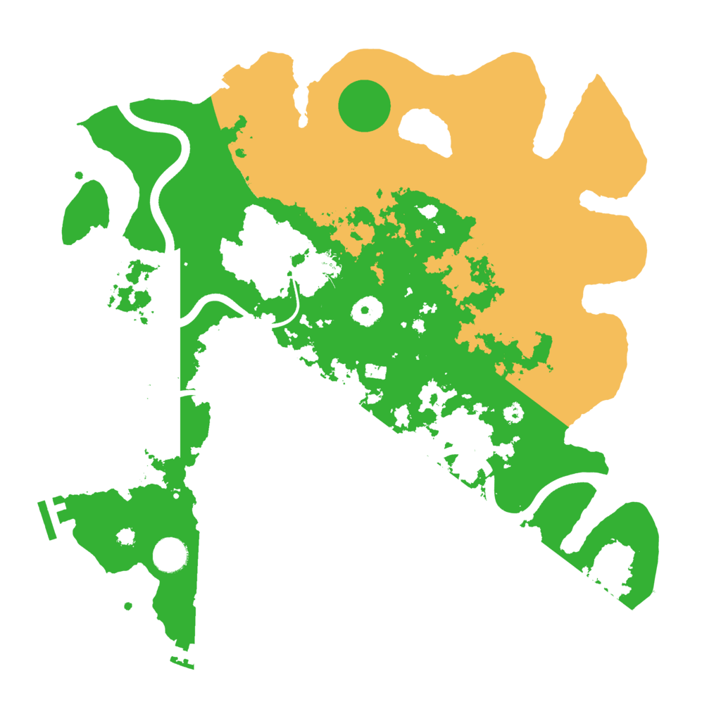 Biome Rust Map: Procedural Map, Size: 3650, Seed: 47602182