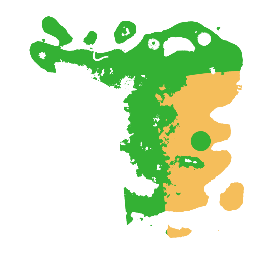 Biome Rust Map: Procedural Map, Size: 3500, Seed: 450580246