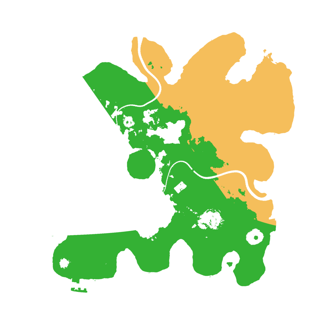 Biome Rust Map: Procedural Map, Size: 3000, Seed: 1596770412