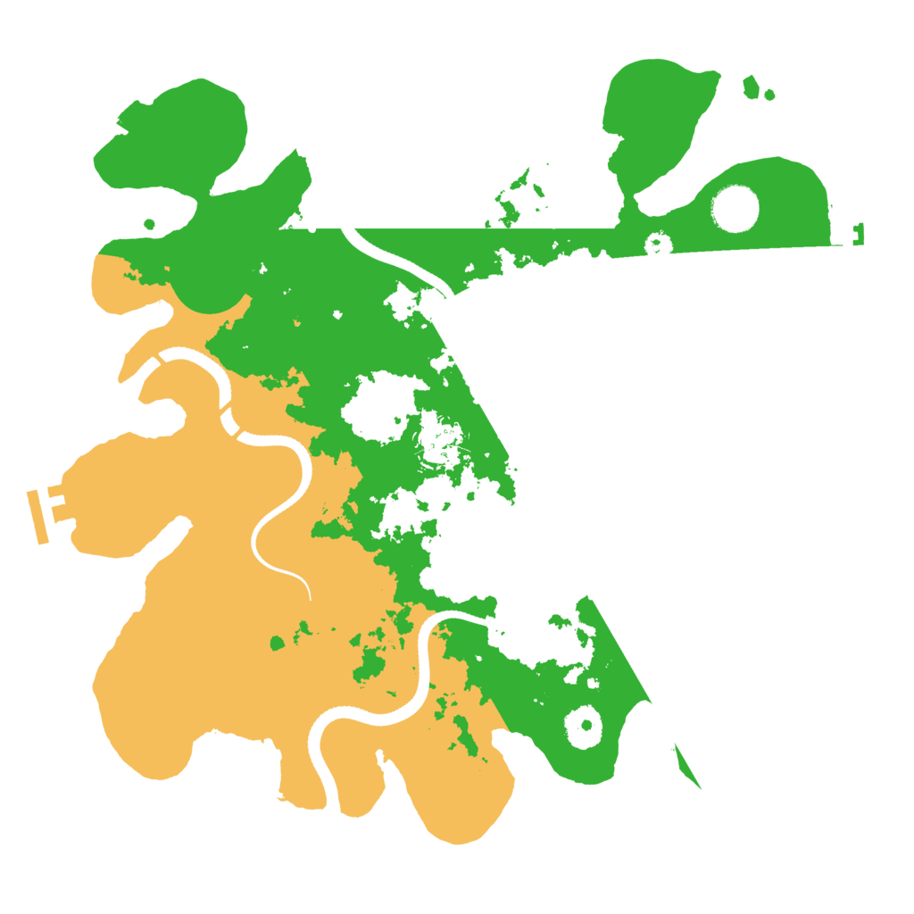 Biome Rust Map: Procedural Map, Size: 3400, Seed: 43079276