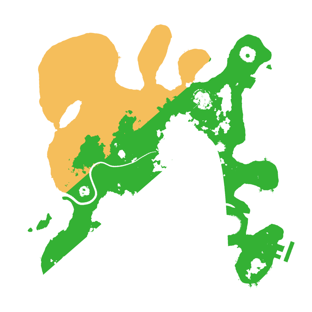 Biome Rust Map: Procedural Map, Size: 3000, Seed: 906899050