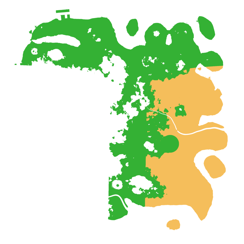 Biome Rust Map: Procedural Map, Size: 3650, Seed: 91848979