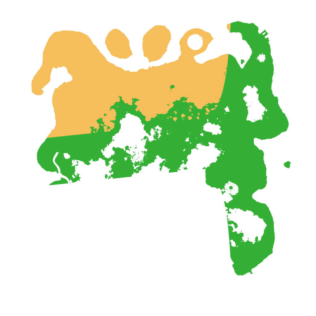 Biome Rust Map: Procedural Map, Size: 3550, Seed: 32410850