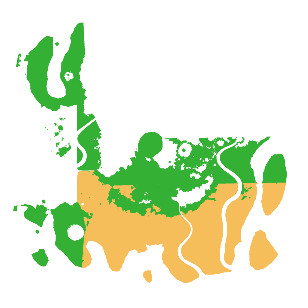 Biome Rust Map: Procedural Map, Size: 3450, Seed: 46657226