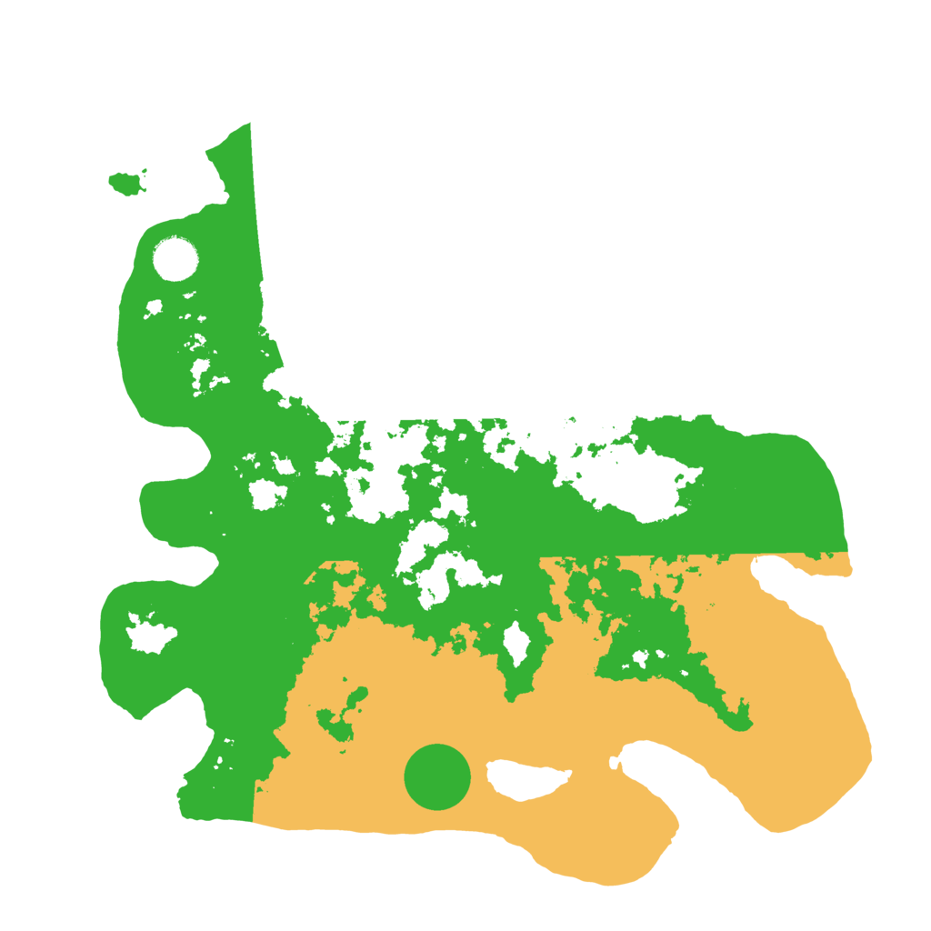 Biome Rust Map: Barren, Size: 3700, Seed: 98378352