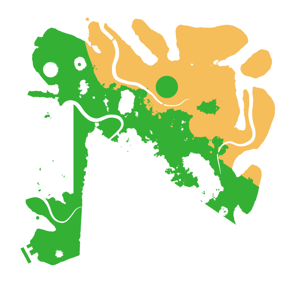 Biome Rust Map: Procedural Map, Size: 3500, Seed: 1965773414