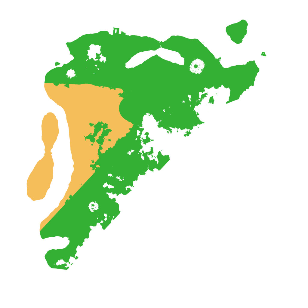 Biome Rust Map: Procedural Map, Size: 3200, Seed: 5258